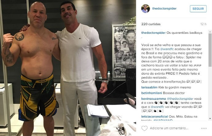 Wanderlei Silva Marco Aranha instagram