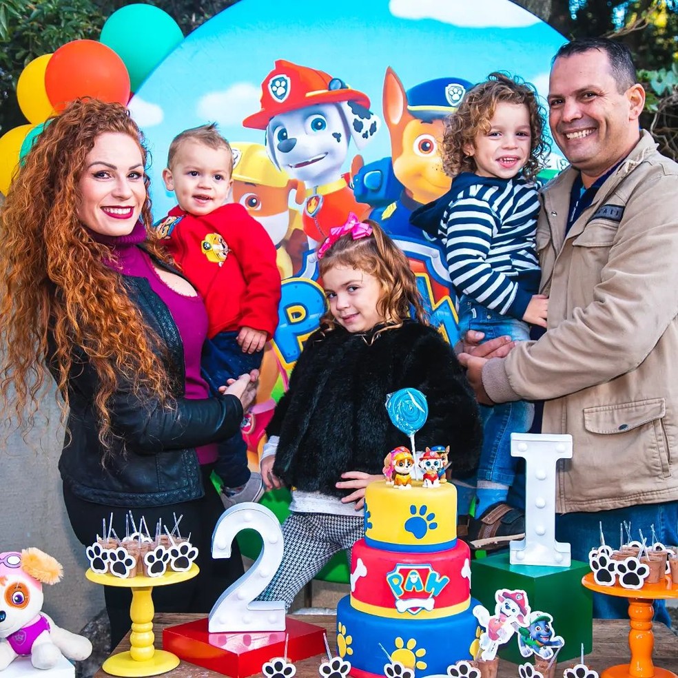 Voltaire Porto era casado com Kamila Machado, com quem teve três filhos — Foto: Jackson Ciceri