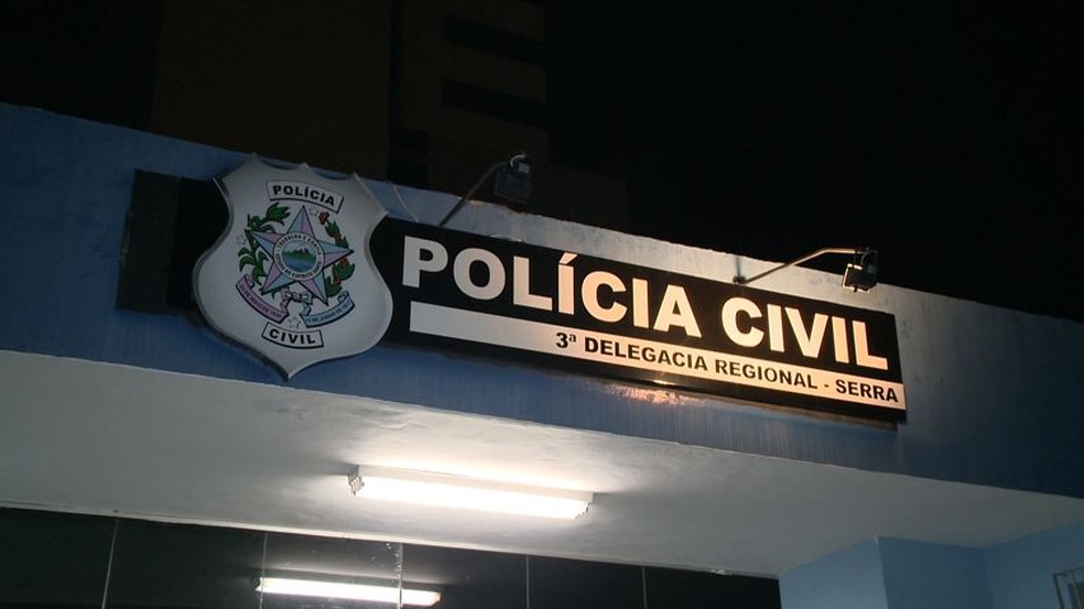 Delegacia Regional da Serra — Foto: Reprodução/TV Gazeta
