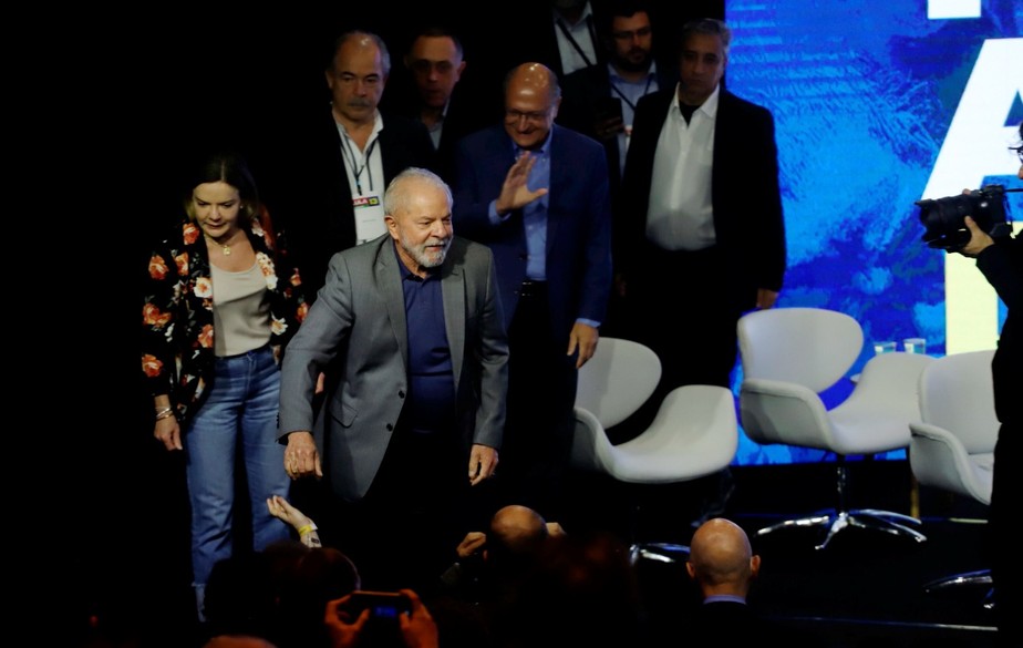 Lula em agenda de campanha com empresários