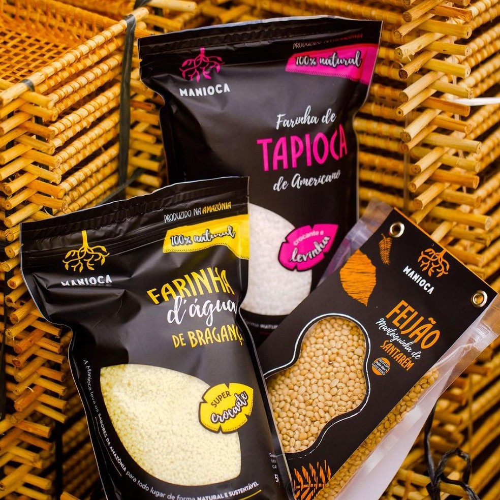 Produtos da Manioca: sabor local produzido com respeito à sociobiodiversidade.  — Foto: ManiocaBrasil / Instagram 
