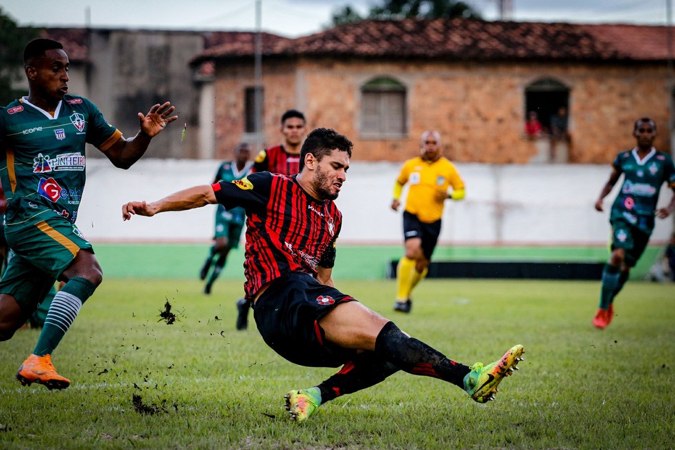 Em 2019, o Moto venceu o Pinheiro, por 2 a 1, na fase classificatória, em Pinheiro — Foto: Lucas Almeida / L17 Comunicação