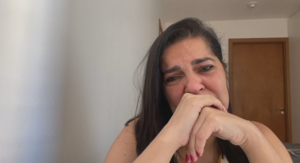 Alessandra Araújo diz que mãe que foi atropelada apor adolescente está em estado grave, no DF — Foto: Arquivo pessoal