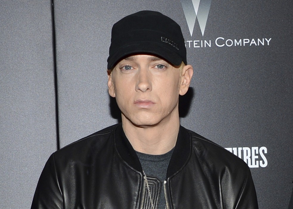 Eminem durante o lançamento de "Southpaw", em julho de 2015 (Foto: Evan Agostini/Invision/AP/Arquivo)