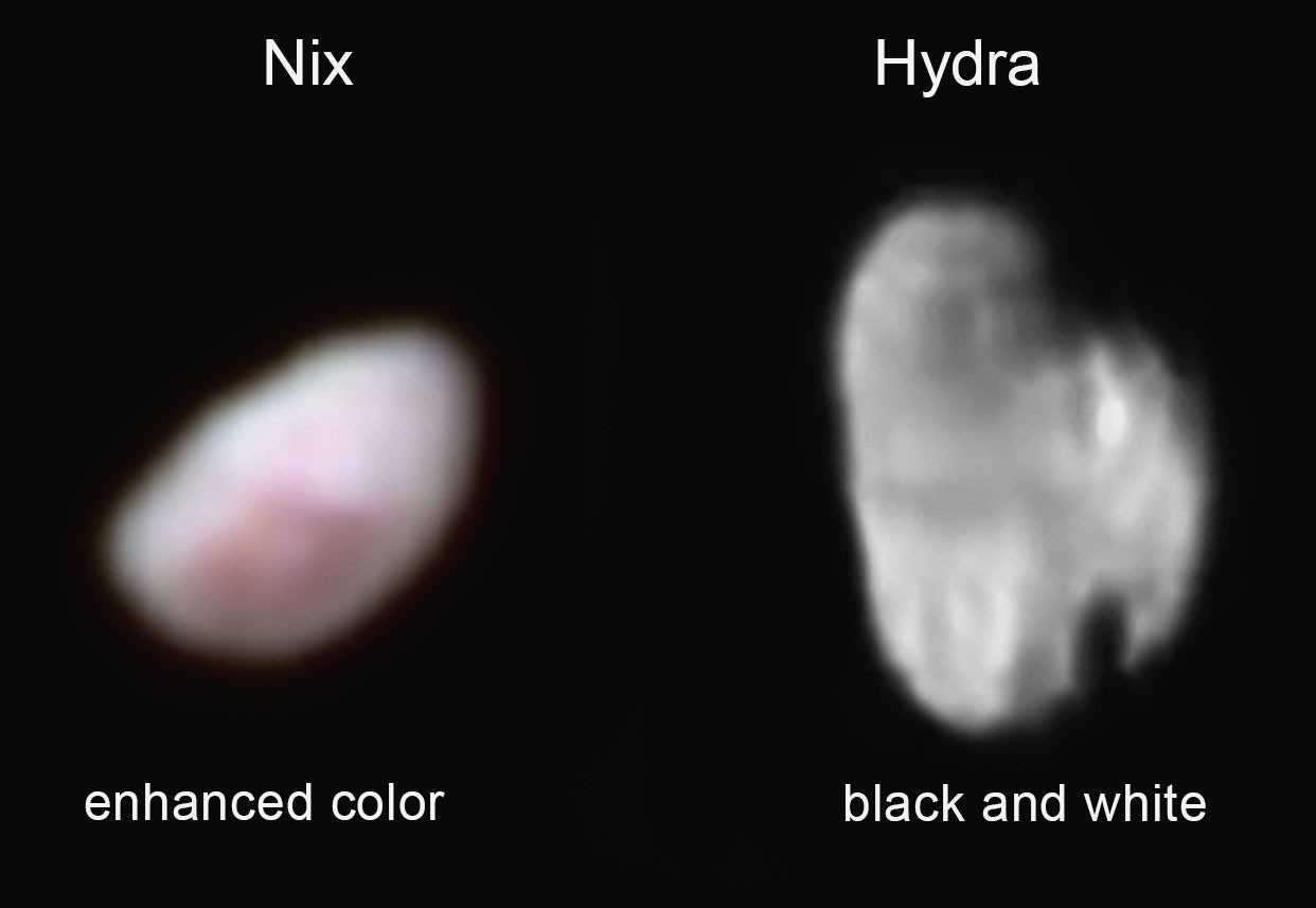 Nix e Hidra (Foto: nasa)