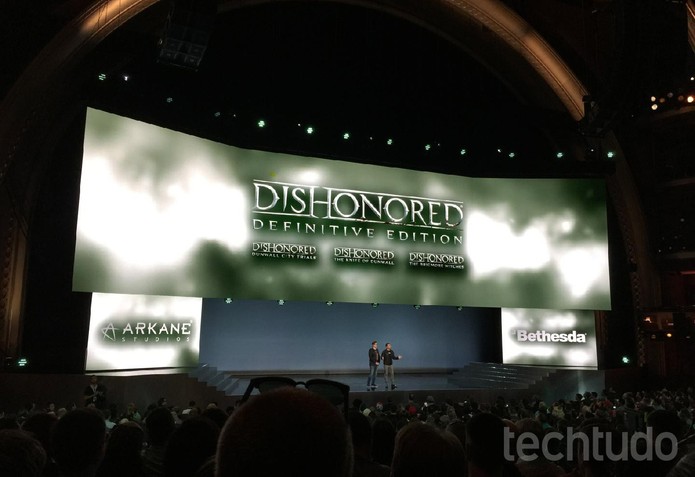 Dishonored Definitve Edition traz o game original e todos os conte?dos adicionais (Foto: Viviane Werneck/TechTudo)
