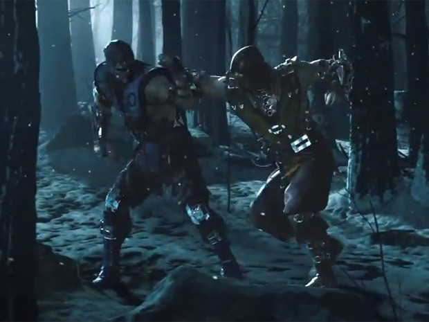 Sub-Zero e Scorpion travam combate sangrento em trailer de 'Mortal Kombat X' (Foto: Reprodução/YouTube/Netherrealm)