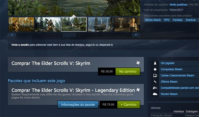 Como Fazer Download De Skyrim E Os Requisitos Para Rodar No Pc Dicas E Tutoriais Techtudo