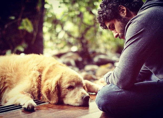 Dudu Azevedo e seu cachorro (Foto: Reprodução/Instagram)