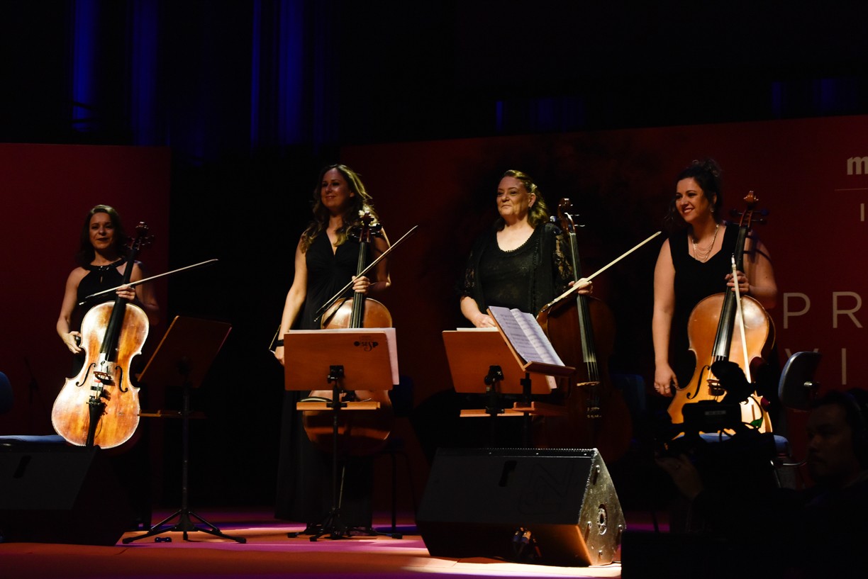o Quarteto Só Saia  (Foto: Cleiby Trevisan)