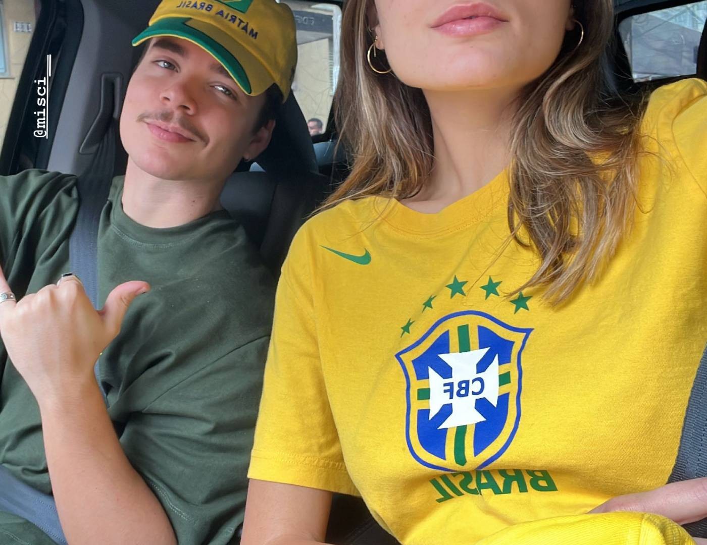 João Figueiredo e Sasha Meneghel — Foto: Reprodução/Instagram