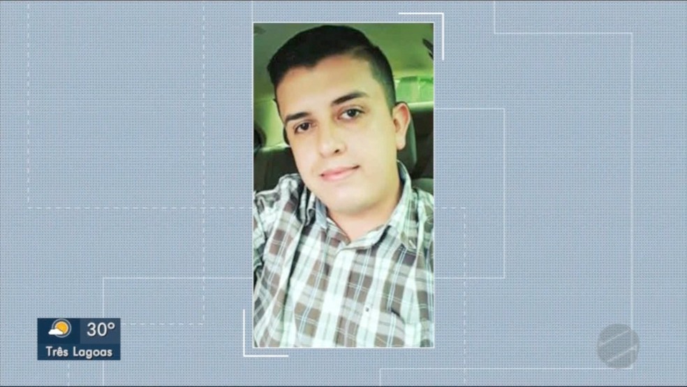 Emerson Mereles, sobrevivente do atentado em MS â Foto: TV Morena/ReproduÃ§Ã£o