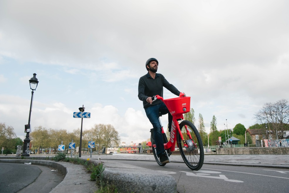 Bicicletas elétricas da Jump estão disponíveis em diversas cidades no mundo — Foto: Divulgação/Jump
