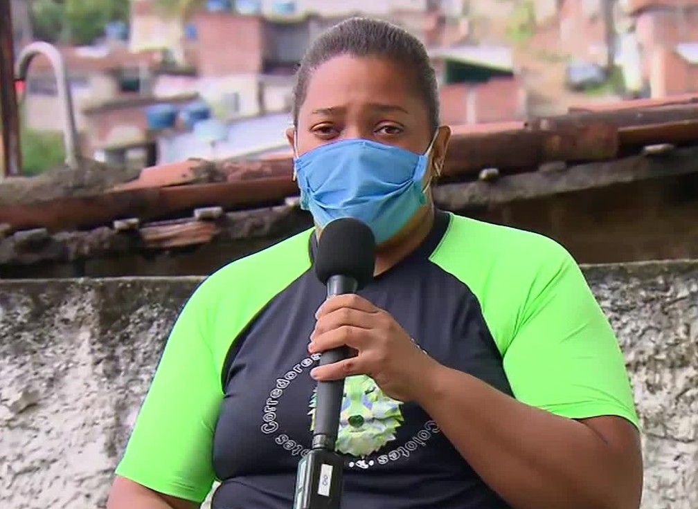 Mirtes Renata é a mãe de Miguel Otávio, que morreu após cair de prédio no Recife — Foto: Reprodução/TV Globo