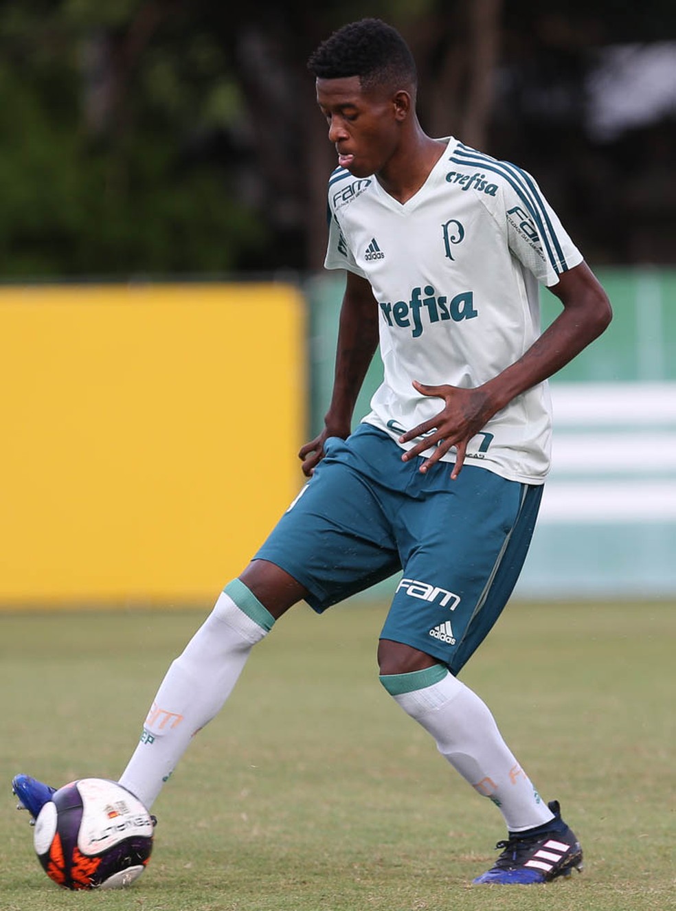 Vitão, zagueiro revelado na base do Palmeiras — Foto: Cesar Greco/Ag Palmeiras