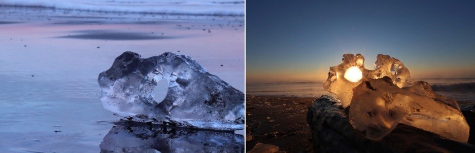 O espetáculo da natureza atrai grande número de pessoas às praias no inverno