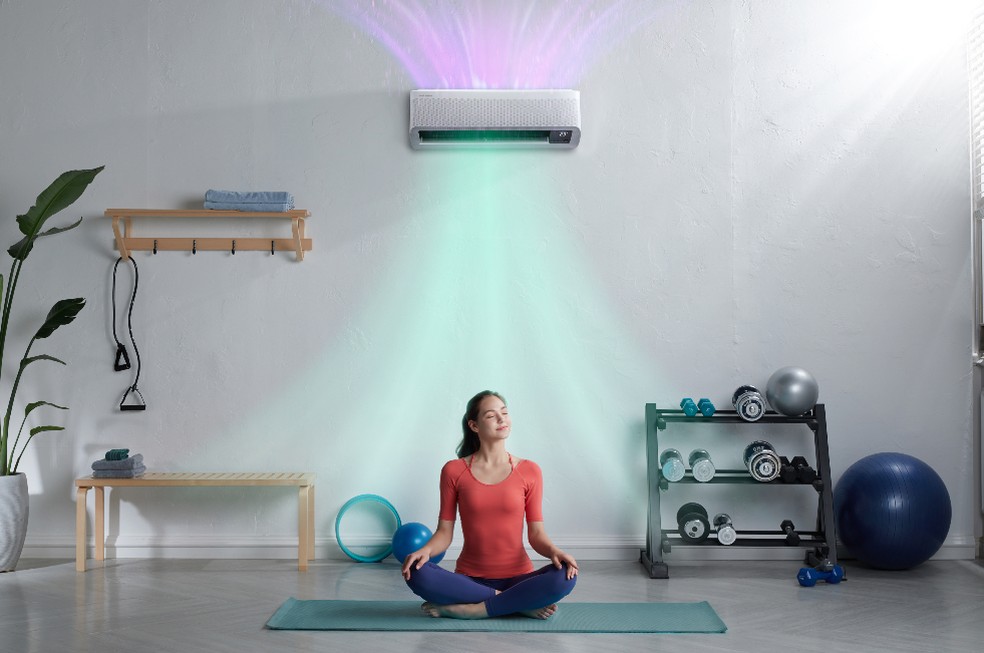 Linha WindFree foi renovada com filtros que prometem eliminar vírus e bactérias — Foto: Divulgação/Samsung