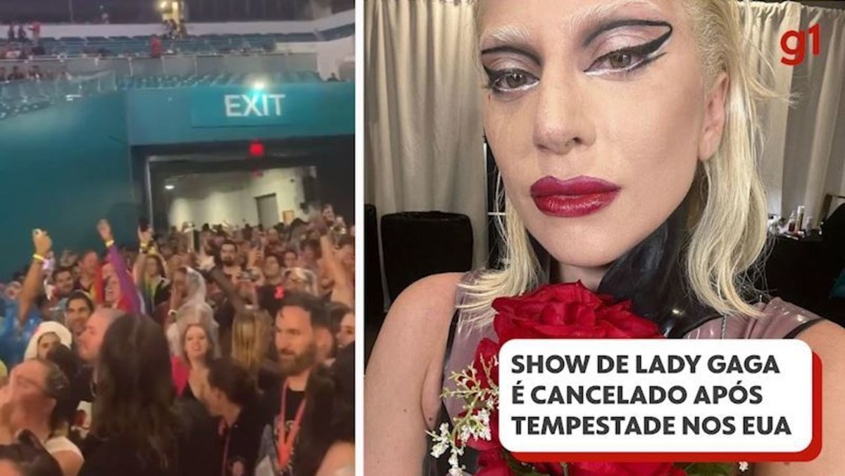 Lady Gaga pleure le spectacle de Miami annulé à cause de la foudre pendant la tempête ;  Vidéos |  Pop et art