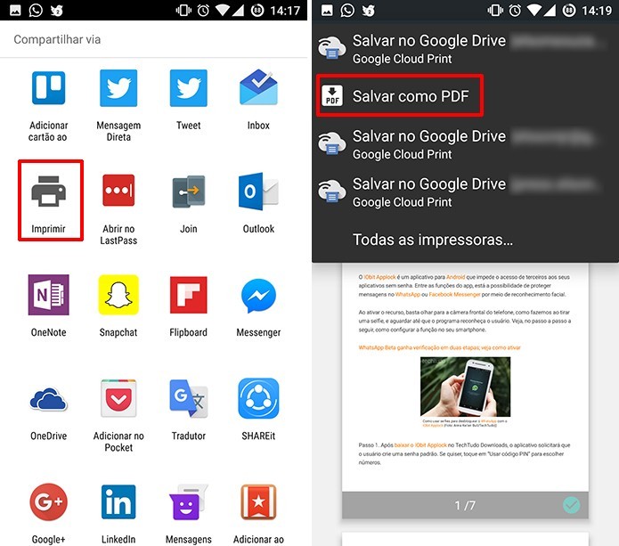 Como Salvar Um Site Como Pdf No Celular Com Android Dicas E Tutoriais Techtudo