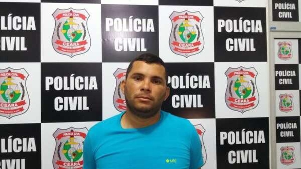 Lindomar de Sousa da Silva, apontado como líder de organização criminosa cearense, foi preso em Fortaleza — Foto: Reprodução/Polícia Militar do Ceará