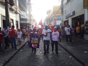 Manifestação em São Luís (Foto: Clarissa Carramilo/G1 )