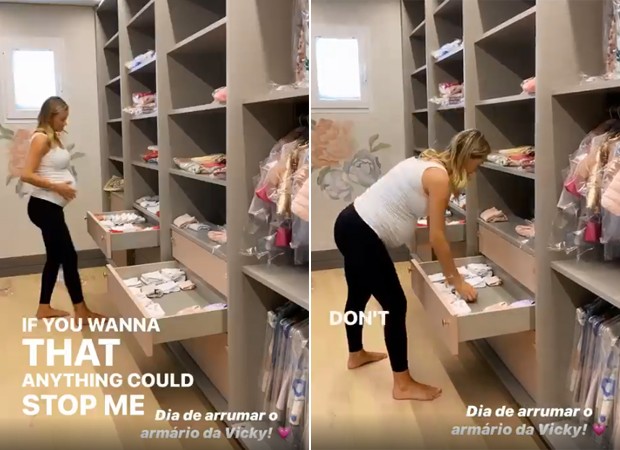 Ana `Paula Siebert mostra closet de Vicky (Foto: Reprodução / Instagram)