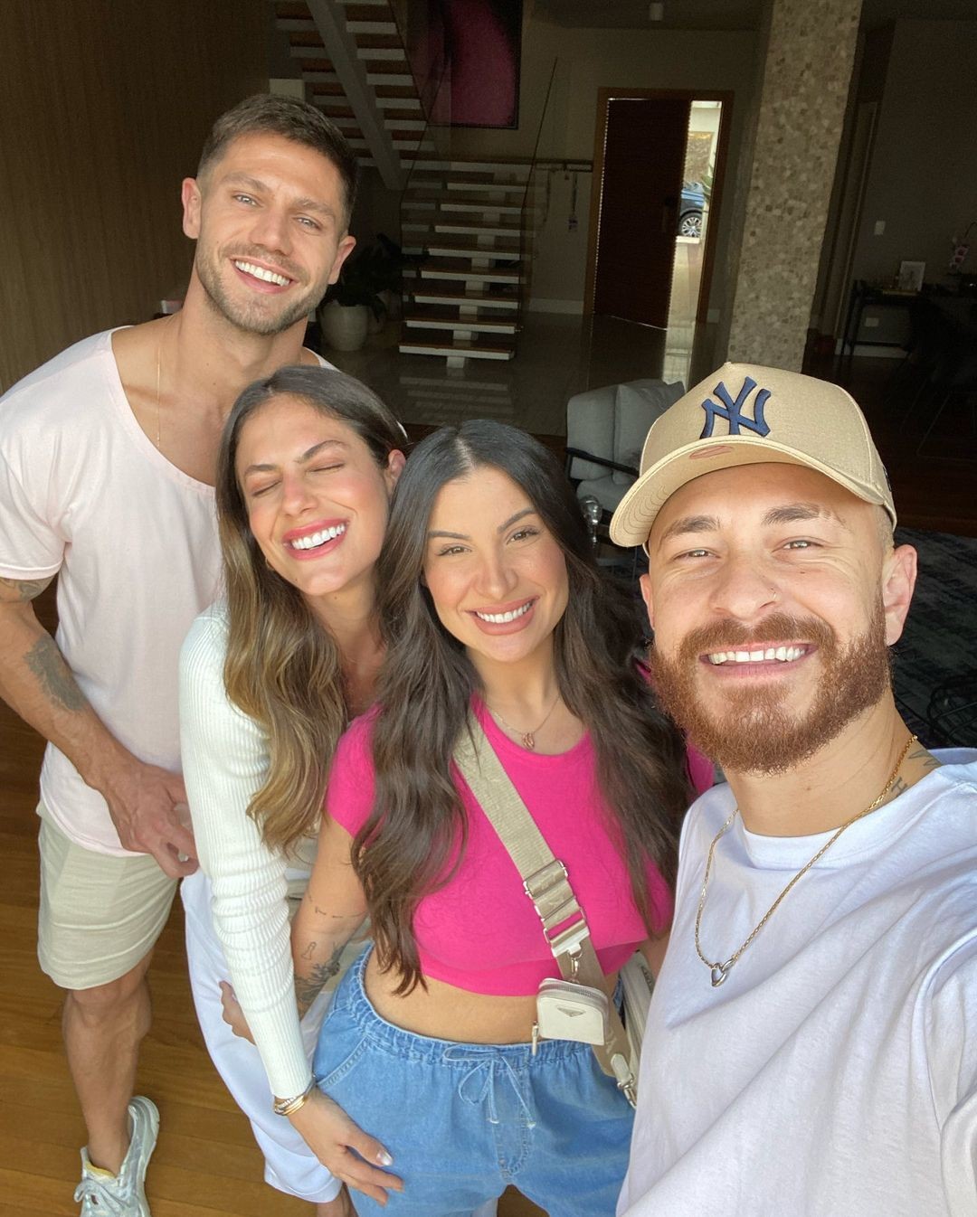 Jonas Sulzbach, Mari Gonzales, Bianca Andrade e Fred (Foto: Reprodução/Instagram)