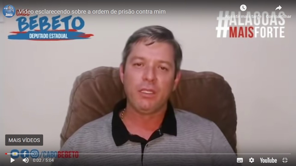 Cabo Bebeto — Foto: Reprodução