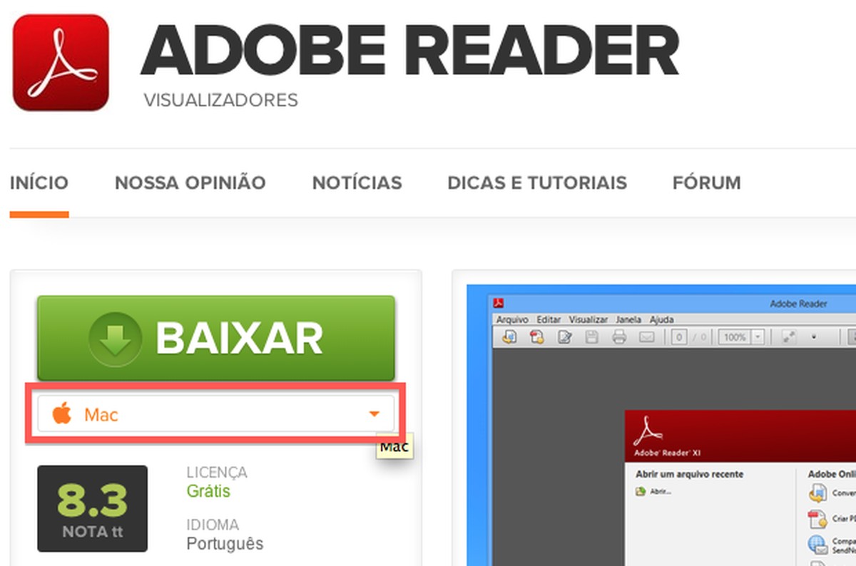 Como Instalar O Adobe Reader No Mac Para Ler Arquivos Em Pdf Dicas E Tutoriais Techtudo 7509