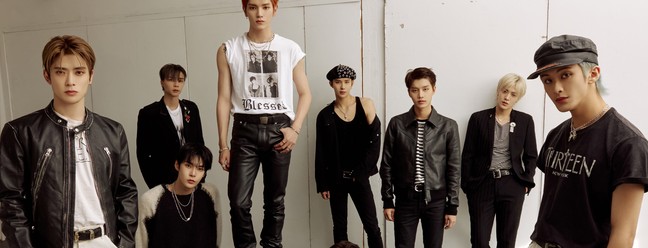 NCT 127 em divulgação do álbum repacked "Ay-Yo", com lançamento em 30 de janeiro de 2023 — Foto: Divulgação / SM Entertainment