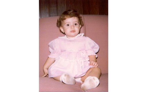 Sandy com 1 aninho em 1984