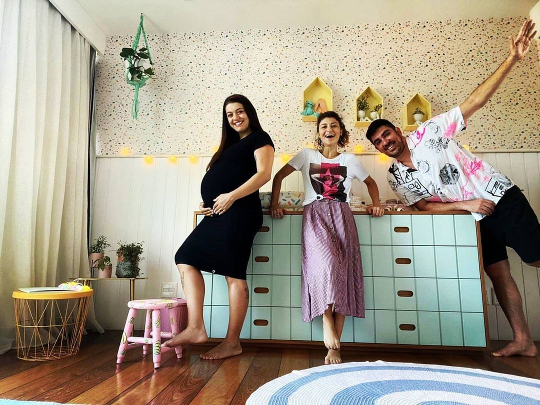 Patrícia Cardoso e Marcelo Adnet mostram o quartinho da filha (Foto: Reprodução / Instagram)