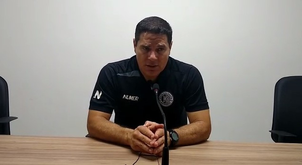 Léo Goiano treinou o ASA na reta final do Alagoano — Foto: Reprodução/ASA