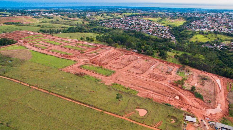 Já foram iniciadas as obras internas do Parque dos Resedás, primeiro bairro planejado de Presidente Prudente (SP) — Foto: Cedida