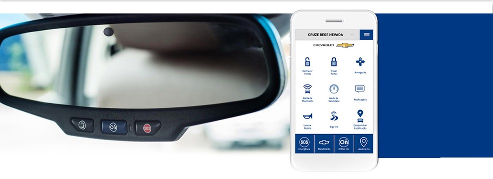 Tecnologia OnStar da Chevrolet oferece muito mais conectividade 24 horas por dia (Foto: Divulgação)