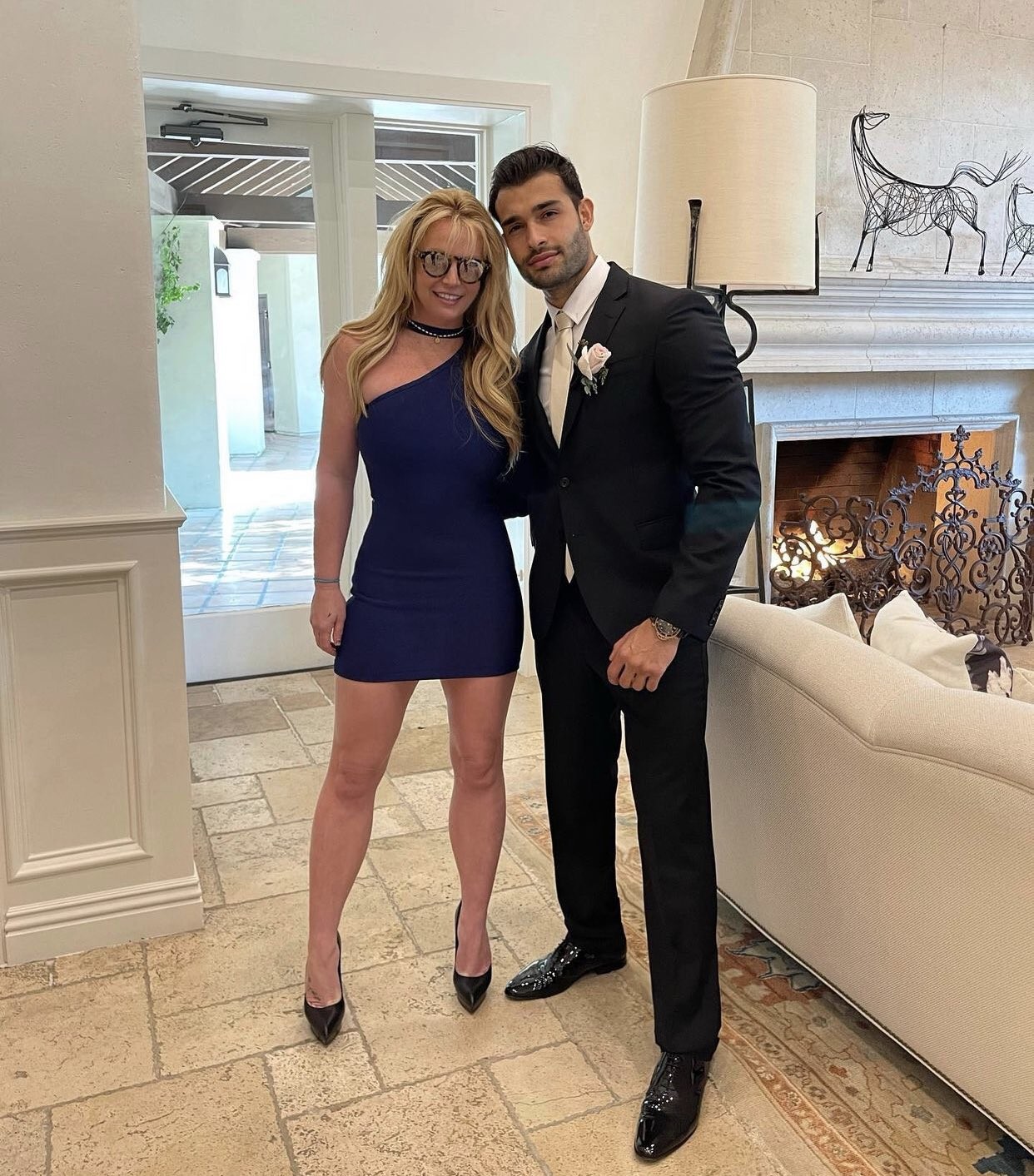 Britney Spears e Sam Asghari (Foto: Instagram/ Reprodução)