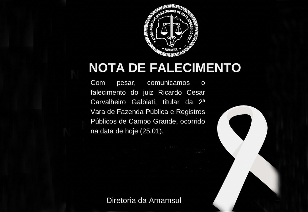 Amamsul emitiu nota de pesar  Foto: Reprodução