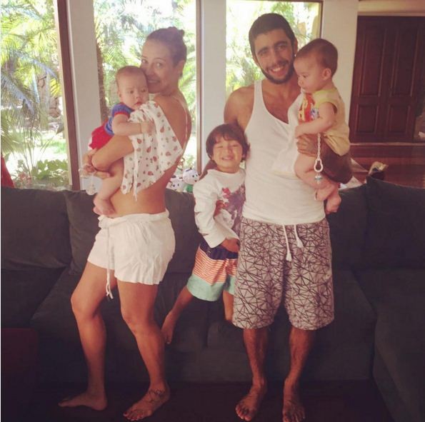 Luana Piovani posta foto matinal com a família toda (Foto: Reprodução/ Instagram)