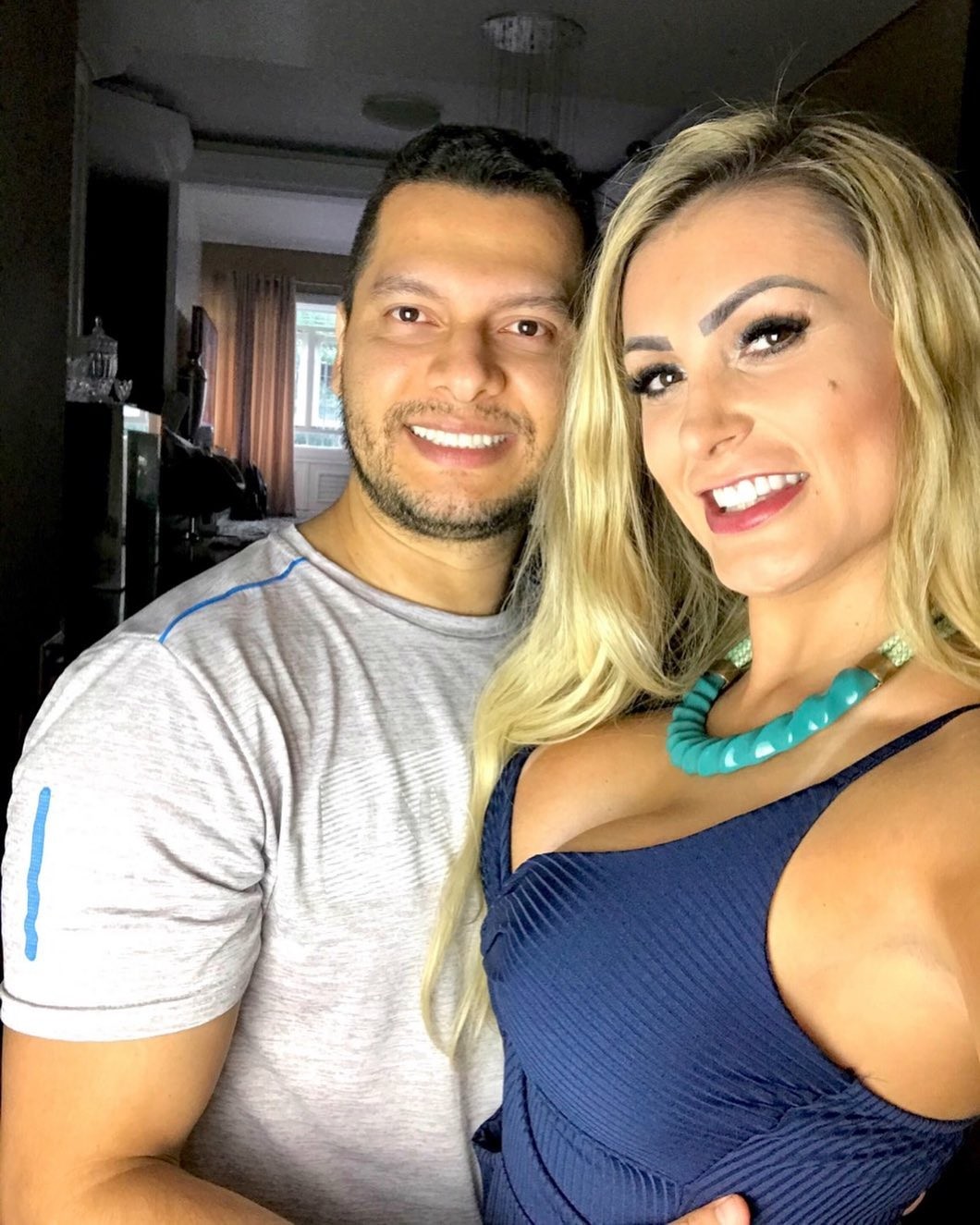 Andressa Urach e Thiago Lopes (Foto: Reprodução/Instagram)