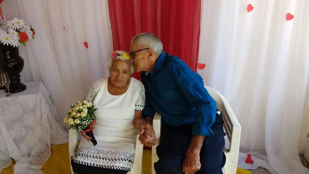 Casal completa 70 anos de casado no dia 27 de dezembro de 2022 — Foto: Arquivo Pessoal