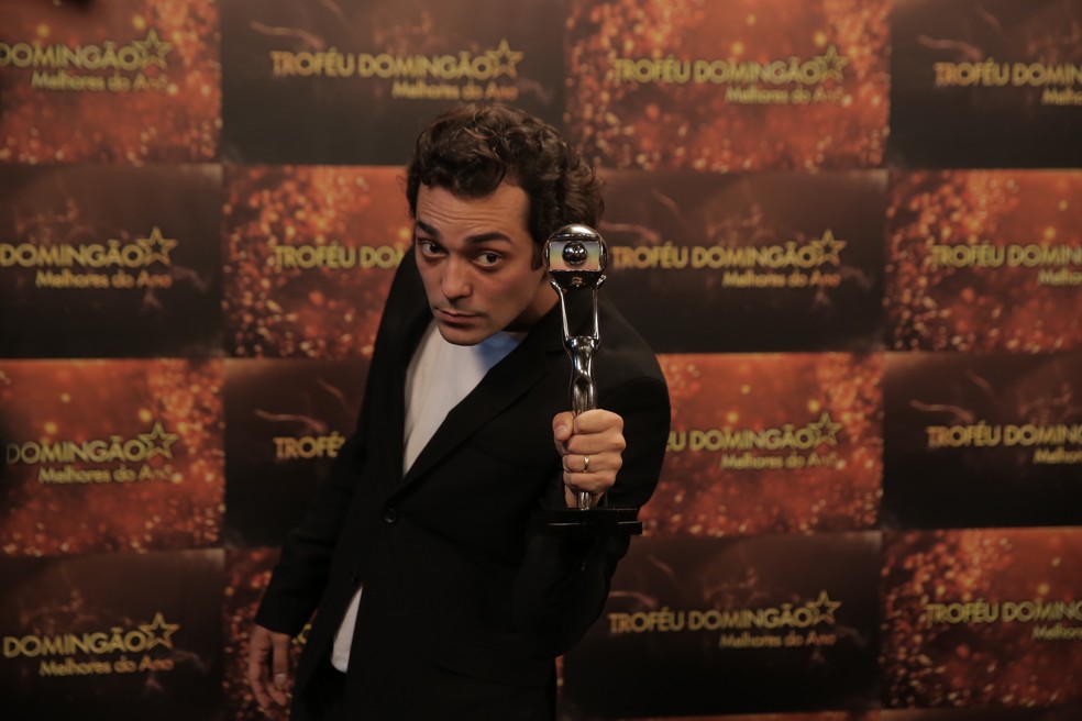 Eduardo Sterblitch é o vencedor da categoria Comédia em 2018! — Foto: Paulo Damasceno / Gshow
