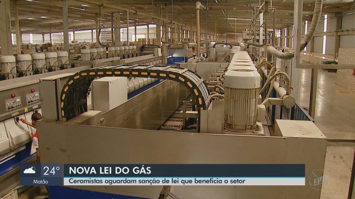 Ceramistas de Santa Gertrudes estão ansiosos pela sanção presidencial do novo marco do gás