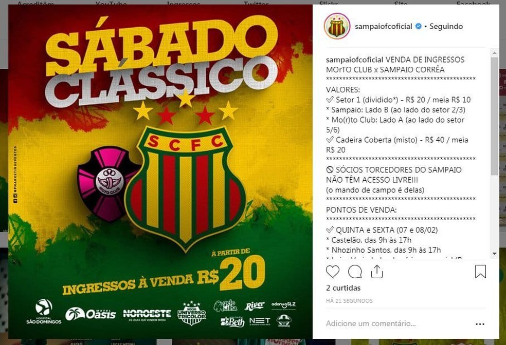 Sampaio Provoca Rival Com Escudo Rosa E Citacoes Femininas Nas Redes Sociais Sampaio Correa Ge