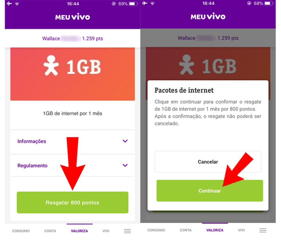 Como trocar pontos na Vivo por mais franquia de no celular Telefonia TechTudo