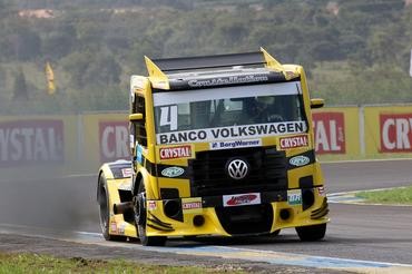 Felipe Giaffone assume a pole na etapa Campo Grande da Fórmula Truck (Foto: Divulgação/Fórmula Truck)