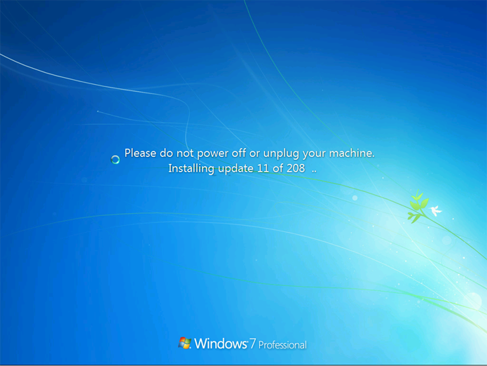 Pacote da Microsoft contém atualizações do Windows 7 para evitar downloads muito longos (Foto: Reprodução/Microsoft)