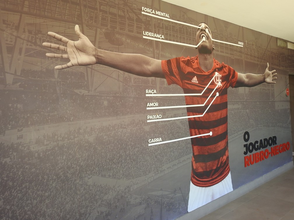 Confira mais uma das palavras-chaves que a base do Flamengo quer de seus jogadores — Foto: Fred Gomes
