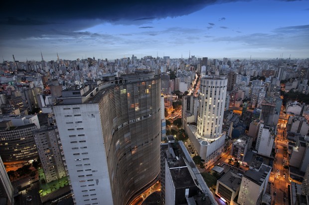 General view of the biggest city in Brazil, the S (Foto: Getty Images)