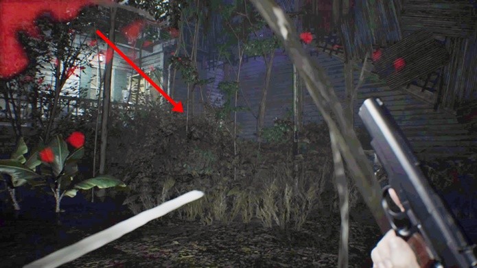 Imagem clareada traz localização do enigma secreto de Resident Evil 7 (Foto: Reprodução/Felipe Demartini)