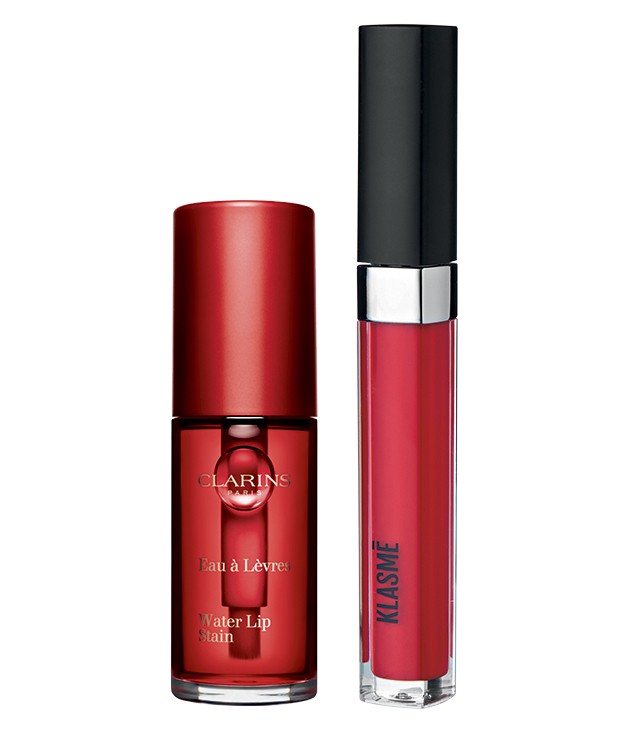 Coluna Olivia - Liquid Lipstick (R$ 55), Klasme e Water Lip (R$ 179), Clarins (Foto: Divulgação)